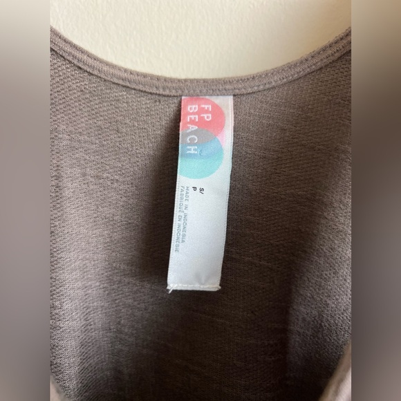 Free People FP Beach Two Tone Colorblock High Low Maxi/Midi Dress Size Small S - Picture 3 of 5